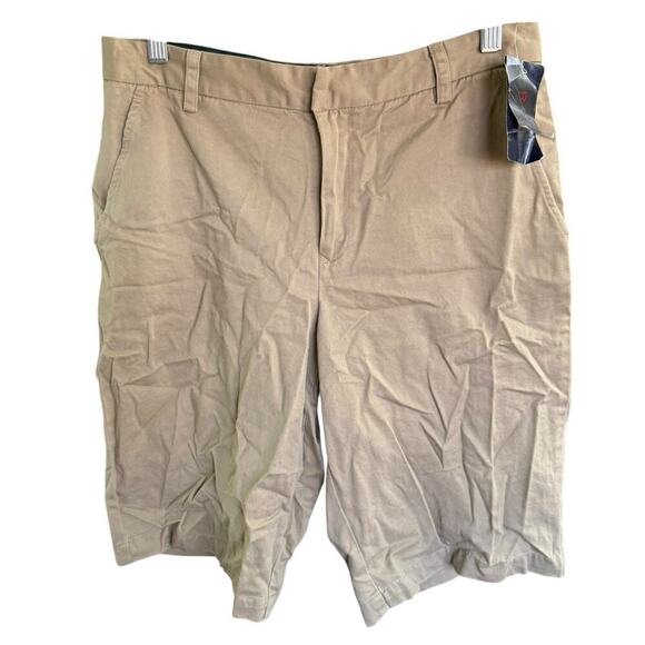 Vtg Y2k Rare Ralph By Ralph Lauren Plaid Label Tan Khaki Shorts Chinos Sz 8 - Picture 1 of 13